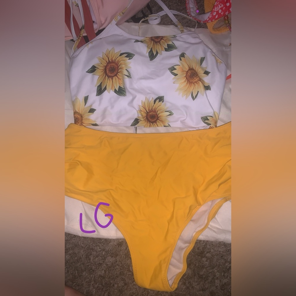 sunflower bikini set